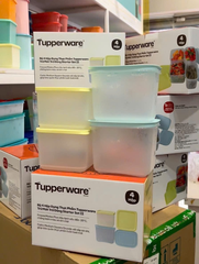 Bộ 4 Hộp Tupperware Trrữ Đông/Mát Starter Set II - New Tupperware Chính Hãng