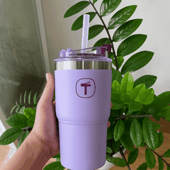 Tuptrung - Ly Giữ Nhiệt Tupperware Big T Có Ống Hút 660ml / 1.1L