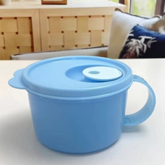 Tuptrung - Hộp đựng LVS có nút thở dạng cốc, có quai - Tupperware Crystal Wave Mug 460ml
