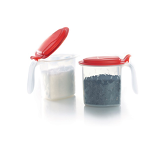 Tuptrung - Hộp Gia Vị Có Muỗng Nắp Bật 500ml Tupperware Salt N Spice (01 Hộp)