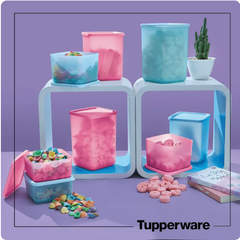 Bộ Hộp Tupperware Bảo Quản Thực Phẩm Pop Fiesta (8 Hộp)
