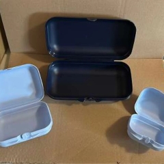 Bộ 3 Hộp Tupperware Oyester - Đựng Humberger, Snack Màu Xanh  - Tupperware Malaysia Chính Hãng