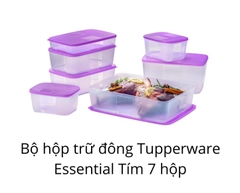 Bộ 7 Hộp Tupperware Trữ Đông Freezermate Essentail 650ml-1.5L-2.3L-3.1L -Tupperware Chính Hãng