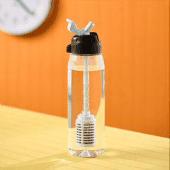 Bình Nước Tupperware Lohas 750ml  - ống Hút Có Lọc Trực Tiếp  Pure And Go Filter Straw Water Bottle Brand New 750ml Drink - Tupperware Malaysia Chính Hãng Blue