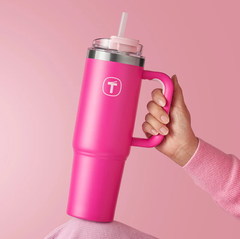 Tuptrung - Ly Giữ Nhiệt Tupperware Big T Có Ống Hút 660ml / 1.1L