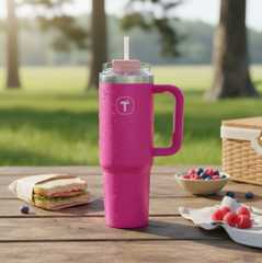 Tuptrung - Ly Giữ Nhiệt Tupperware Big T Có Ống Hút 660ml / 1.1L