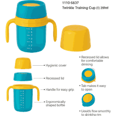 Bình tập uống Tupperware Twinkle Sippy Cup 250ml