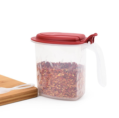 Set 2 Hộp Gia Vị Có Muỗng Nắp Bật 500ml Tupperware Salt N Spice (02 Hộp)