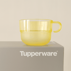 Set 4 Ly 190ml Tupperware - Vàng chanh
