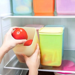 Combo Tuptrung Hộp Mát 2.2L Vuông Cao Tall Square Round (4 Màu 4 Hộp)