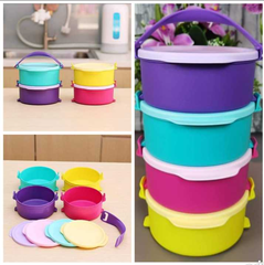 Tuptrung Bộ Hộp Cơm Tupperware Small Round Click To Go Màu mới 2023