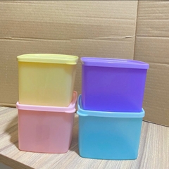 Bộ 4 Hộp Tupperware Trữ Mát Colorful 1.9L - Pastel - Tupperware Trung Chính Hãng