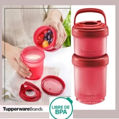 Tuptrung Bộ 02 Hộp Tupperware Twist N Snack (02 Hộp)