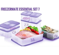 Bộ 7 Hộp Tupperware Trữ Đông Freezermate Essentail 650ml-1.5L-2.3L-3.1L -Tupperware Chính Hãng