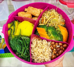 Hộp Cơm Fit To Go Màu Hồng (lẻ)