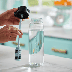 Bình Nước Tupperware Lohas 750ml  - ống Hút Có Lọc Trực Tiếp  Pure And Go Filter Straw Water Bottle Brand New 750ml Drink - Tupperware Malaysia Chính Hãng Blue