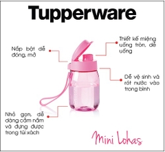 Bình Nước Tupperware Lohas Mini 350ml - New Tupperware Chính Hãng