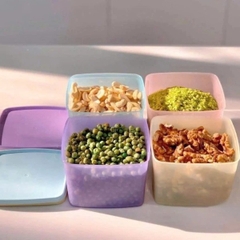 Bộ 4 Hộp Tupperware Trữ Mát Colorful 1.9L - Pastel - Tupperware Trung Chính Hãng