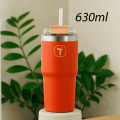 Tuptrung - Ly Giữ Nhiệt Tupperware Big T Có Ống Hút 660ml / 1.1L