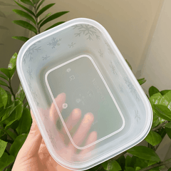 Tuptrung - Set 6 hộp đông thân trong bông tuyết (4 hộp 450ml+2 hộp 1.1L) - nắp cốm