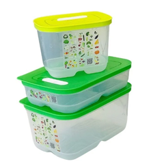 Bộ Hộp Trữ Mát Tupperware Ventsmart Hộp Có Nút Hô Hấp (06 Hộp)