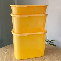 Bộ 3 Hộp Tupperware Trữ Mát / Khô One Touch - Màu Vàng