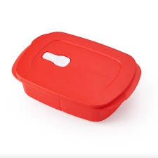 TupMalay - Bộ Hộp Cơm 3 Ngăn quay LVS 1L - Màu full đỏ