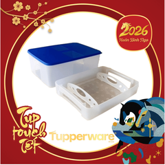 Hộp Tupperware Trữ Đông Có Khay Lót Đáy 5.7L - NEW TUPPERWARE Chính Hãng