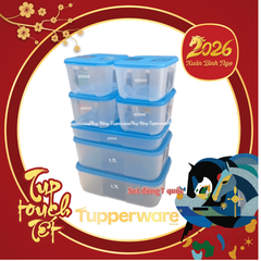 Bộ 7 Hộp Tupperware Trữ Đông Basic Fit 7 - Tupperware Trung Chính Hãng