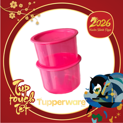 Hộp Tupperware Trữ Mát One Touch 600ml - Đóng Hộp 1 Ấn - Tupperware Malaysia Chính Hãng
