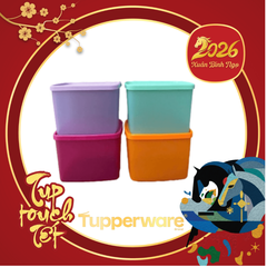 Bộ 4 HộpTupperware Trữ Mát 840ml -  Màu 2025 - Tupperware Trung Chính Hãng