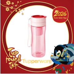 Bình Nước Tupperware Lọc Trà 500ml - Màu Hồng - Tupperware Trung Chính Hãng