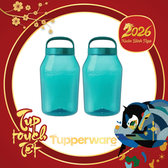 Bình  Tupperware Jar 3L& 4.5L - Có Quai  - New Tupperware Chính Hãng