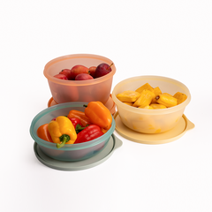 Trọn Bộ 3 hộp đựng thực phẩm Tupperware trữ khô và mát Modular Bowl Variety 1.9L 1.4L 950ml - New Tupperware
