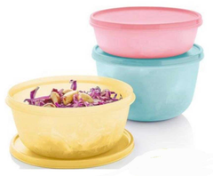 Tuptrung Set 3 Hộp Tròn Bowl Classic Wonderlier Mixing Bowl (1L + 1.5L + 2L)