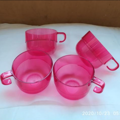 Set 4 Ly 190ml Tupperware - Hồng Đậm