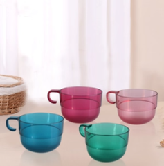 Set 4 Ly 190ml Tupperware - Xanh Lá