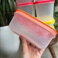 Bộ 6 Hộp Tupperware Trữ Đông 2h 450ml 2h 1.1L, 1h 1L & 1h 2.5L - Đông Thân Trong Bông Tuyết - Tupperware Trung Chính Hãng