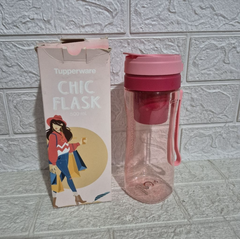 Bình Nước Tupperware Lọc Trà 500ml - Màu Hồng - Tupperware Trung Chính Hãng
