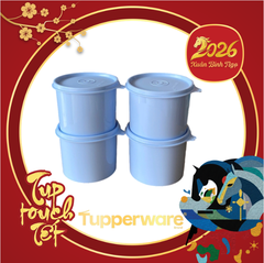 Hộp Tupperware Trữ Mát Compact Canister 600ml - Hình Trụ - Tupperware Malaysia Chính Hãng