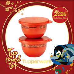Tupmalay - Hộp Tô Tròn Expression Bowl 2.5L Màu Cam (Limited)