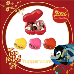 Tupmalay - Hộp Trái Tim Màu Đỏ Limited - Heart Shape Keper