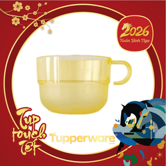 Set 4 Ly 190ml Tupperware - Vàng chanh