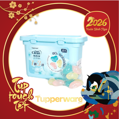 Hạt Giặt Tupperware 3 Trong 1 - Làm Sạch Và Khử Trùng Bằng EnzymeHoạt Tính Mà Không Có Chất Huỳnh Quang