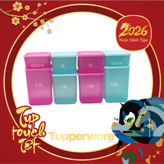 Bộ Hộp Tupperware Bảo Quản Thực Phẩm Pop Fiesta (8 Hộp)