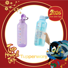 Bình Nước Tupperware 2L Có Vạch Chia Motivation