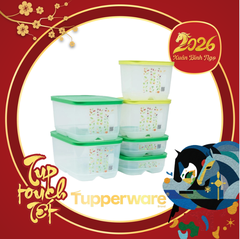 Bộ Hộp Trữ Mát Tupperware Ventsmart Hộp Có Nút Hô Hấp (06 Hộp)