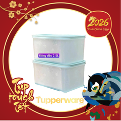 Hộp Đông Dẻo Tupperware 2.5L - trắng