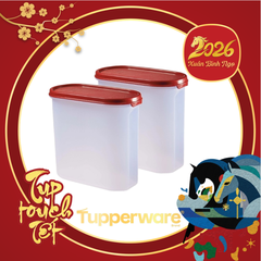 Hộp Tupperware khô 1.7 lit - nắp đỏ