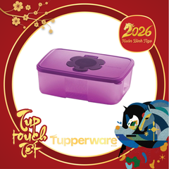 Tupmalay Hộp Đựng Khăn Giấy Nắp Tím Thân Tím (01 Hộp)